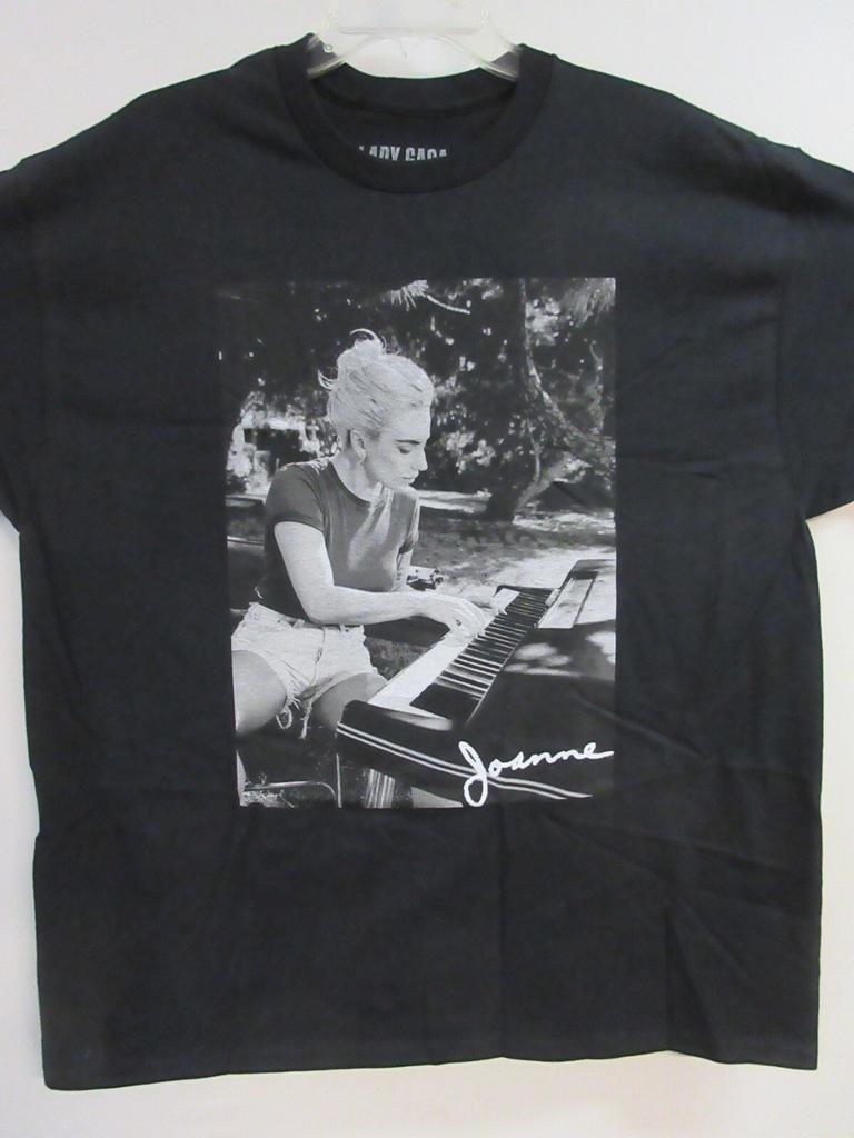 Lady Gaga Piano Official Merch Band Concert Music T-Shirt Extra Large