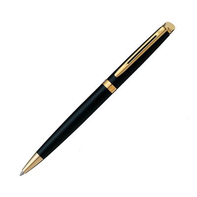 Шариковая ручка Waterman Official Metropolitan, люксовый подарочный бренд, Essential Matte Black GT S0920760 на масляной основе