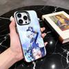 G-Genshin милая F-Furina I-Impact-fgi Чехол для телефона для iPhone 17,16,15,14,13,12,11 Plus,Pro Max,XS, Цветной Серебристый Черный Чехол