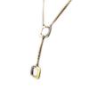 [E7589] - Gold-Plated Necklace 'Audace' White Gold