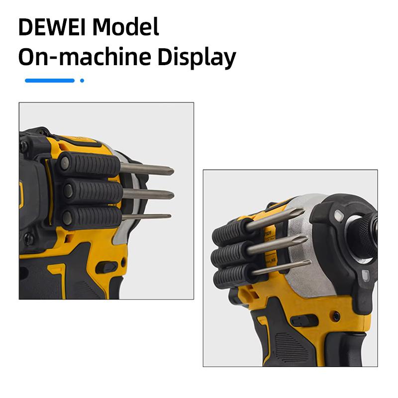 Держатель для отверток с 3 отверстиями, футляр для хранения сверл с шестигранным хвостовиком 1/4 с двухсторонней клейкой лентой 3M (3 метра), аксессуары для инструментов