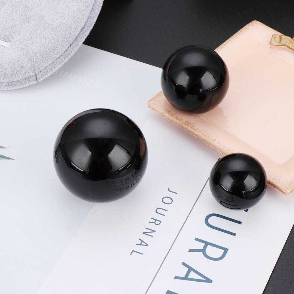 30 мм/40 мм/50 мм новый выплавленный рейки лечебный черный обсидиановый хрустальный шар большой сферический кварцевый камень