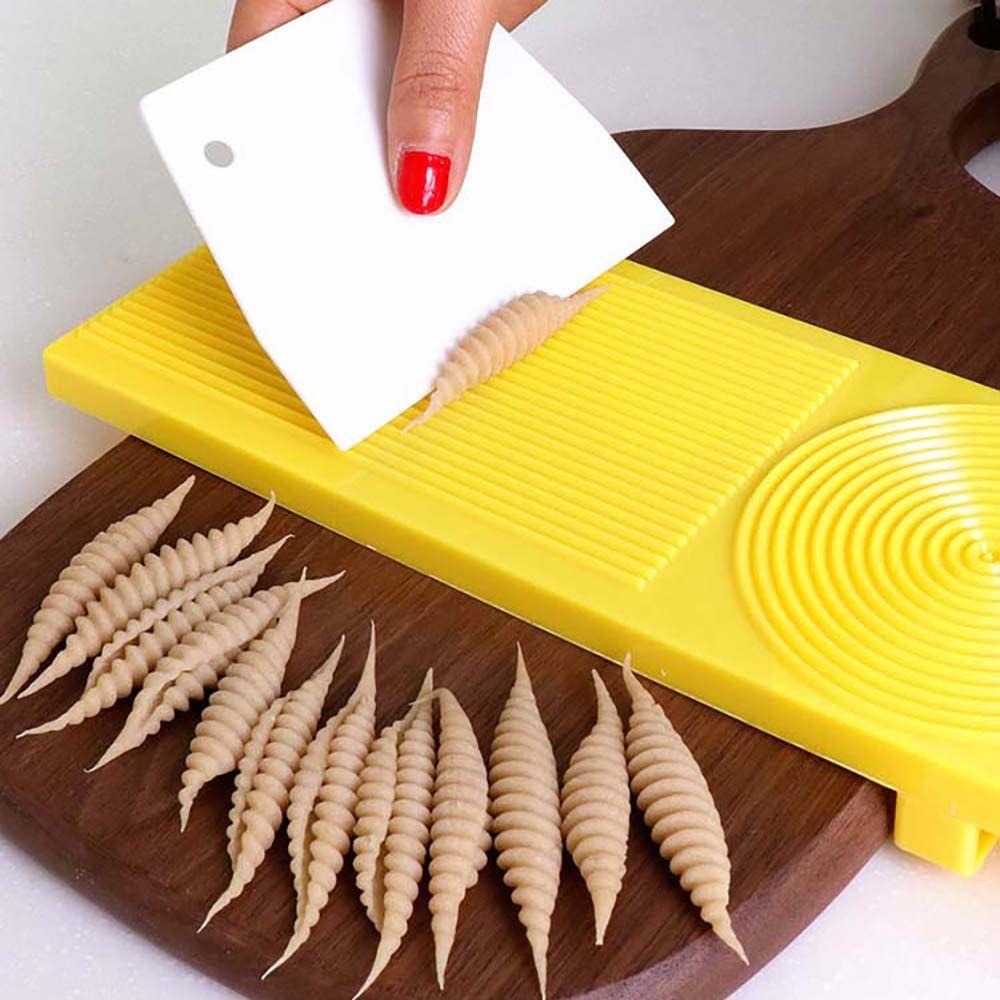 Mould Macaroni Maker Board Pasta Maker Rolling Pin Kitchen Gadgets Macaroni Making Tool Pasta Board