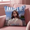 Чехол для подушки Singer L-Lana Del Rey, многоцелевой, для дома и автомобиля - Двусторонний, мягкий и прочный, для повседневного использования
