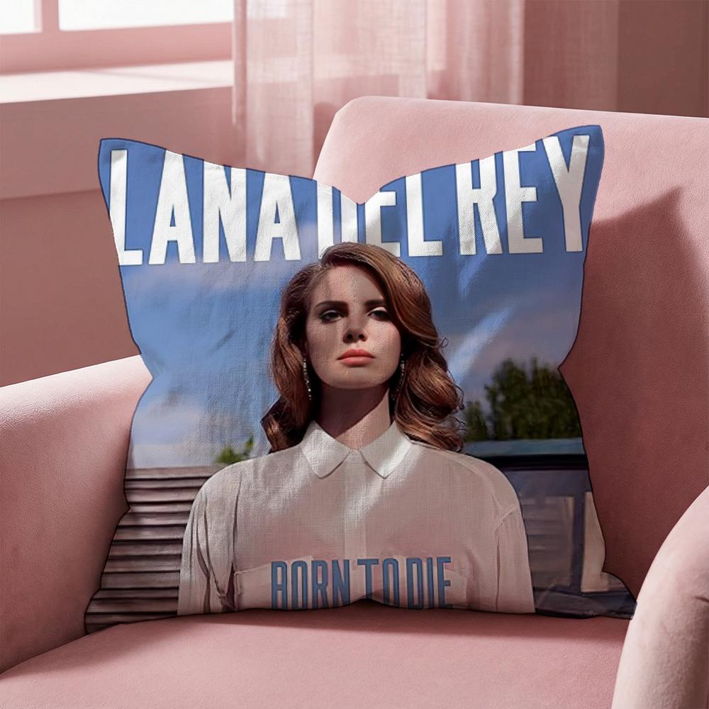 Чехол для подушки Singer L-Lana Del Rey, многоцелевой, для дома и автомобиля - Двусторонний, мягкий и прочный, для повседневного использования
