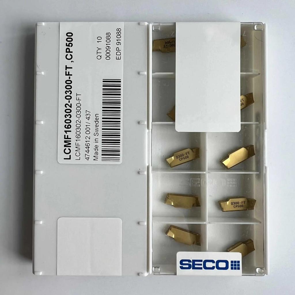 Seco / LCMF160302-0300-FT,CP500 /Original Genuine CNC Alloy Blade 10 PCS