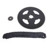 T8F Front Rear Sprocket Chain Kit with T8F 120 Links Chain T8F 10mm H Hole 14T Front Sprocket 74T