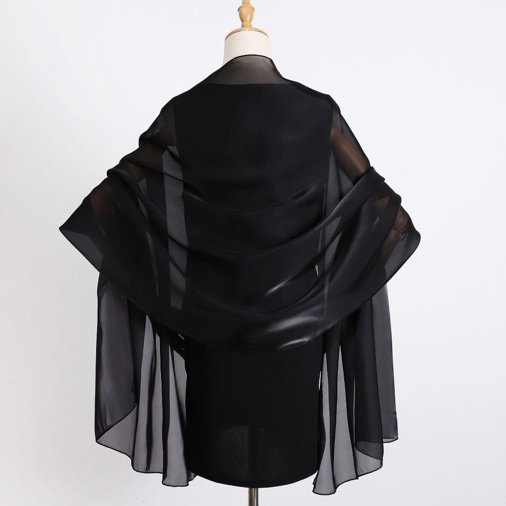 Long Chiffon Hijab Scarf Breathable Thin Large Shawl Sweet Smooth Silk Headscarf Women