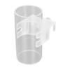 Aquarium Fish Food Feeder Tube Transparent Acrylic Adjustable Fish Feeding Floating Food Dish