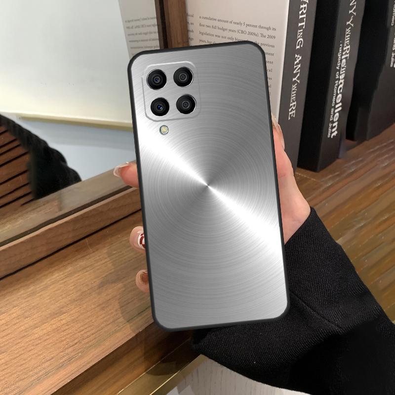 Steel Iron Metal Pattern Case For Samsung Galaxy M13 M53 M51 M31 M11 M14 M34 M54 M12 M32 M52 M16 M36 M56 M15 M35 M55