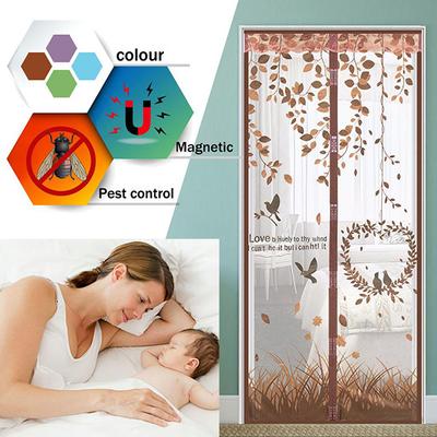 Магнитный экран, дверная занавеска, противомоскитная сетка, сетка от насекомых, автоматическое закрытие, новая сильная магнитная дверь