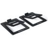 KK Cable Desktop Speaker PC Desktop Speaker Stands x 4cm C-01 Stands, Speaker/Small (Pair) Length 15.5cm Width 11.5cm Height C-01 (Black)