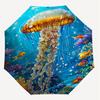 1PC Jellyfish Coral Umbrella-8-Rib Reinforced, Automatic Open, Lightweight & Durable, Fashion Accessory for Outdoor, J0413