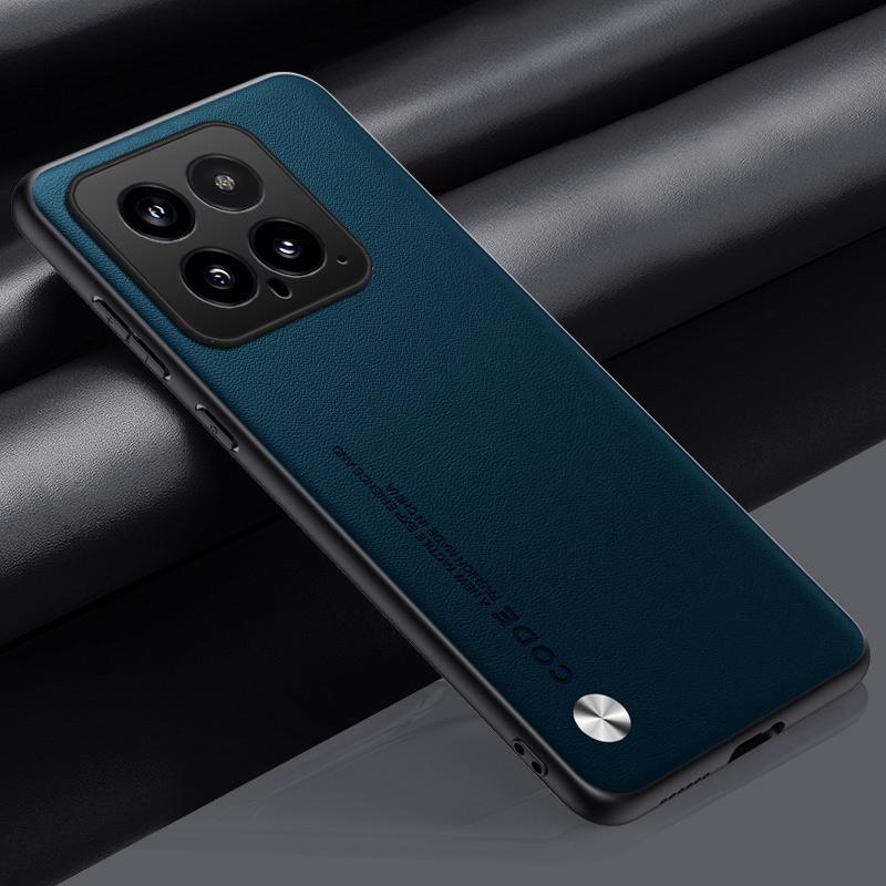 Роскошный чехол из искусственной кожи для Xiaomi Mi 14 Pro Mi14, матовый силиконовый чехол с полной защитой для телефона для Xiaomi 14 Pro Xiaomi14
