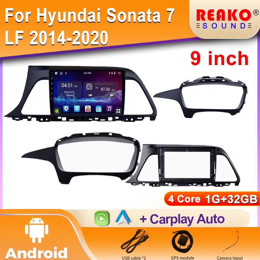 Автомобильное радио Android для Hyundai Sonata 7 LF 2014 2015 2016 2017-2020 GPS-навигация Авто Стерео Мультимедийный Плеер 2din 5G Wifi