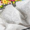1Meter/lot Quality Super Wide 32.5cm White/beige Flower/hollow Out Embroidered Cotton Cloth Lace Trim Home Textiles Guipure Fabric