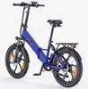 HillMiles Mile 2 Adult electric bicycles 250W motor 36V 13Ah battery 20x3.0-inch tires Shimano 7-speed Hydraulic disc brakes