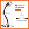 Magnetic LED Work Lights for CNC & Milling Machines, 220V/24V, Gooseneck Hose Design
