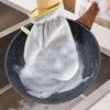 2Pcs Dishwashing Gloves Multifunctional Steel Wire Cleaning Gloves Waterproof Household Gloves for Kitchen