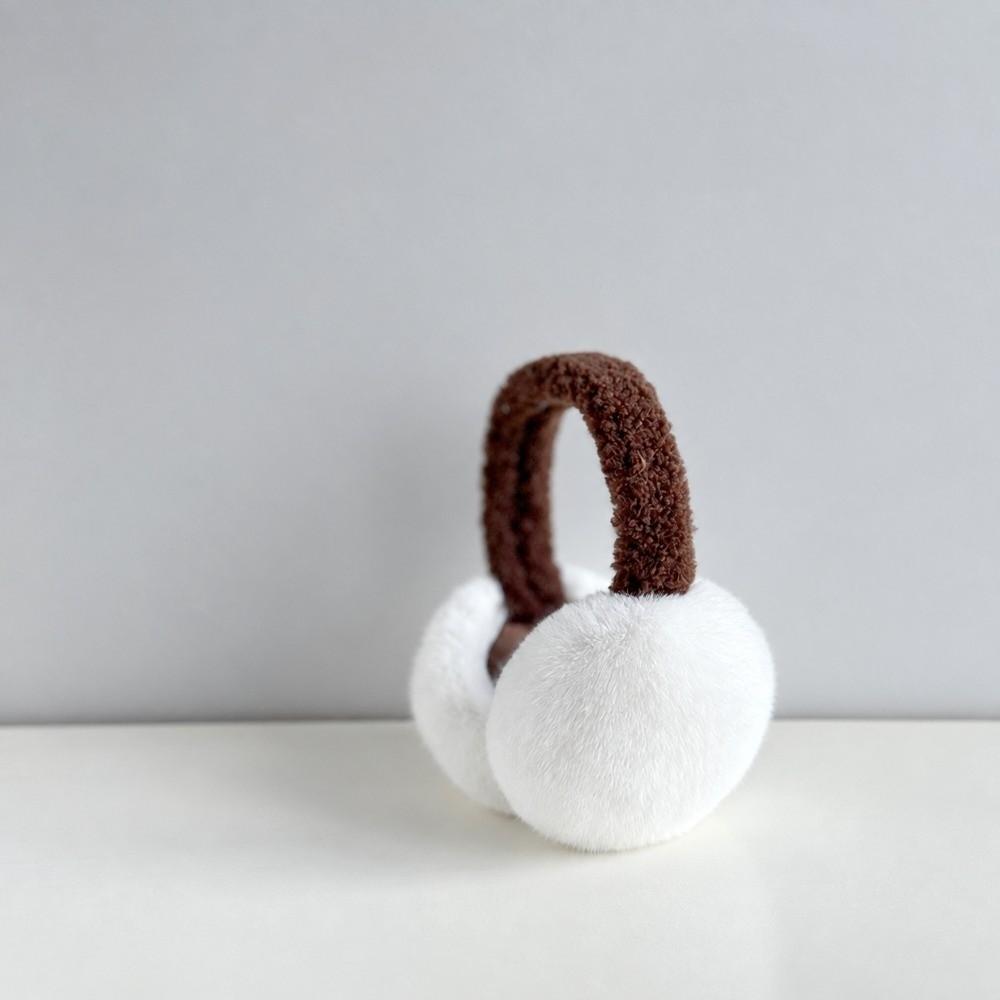 Soft Winter Earmuffs Faux Fur Ear Warmers New Foldable Ear Covers Cold Weather
