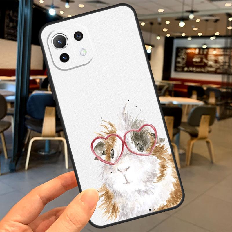 Чехол с животным Морская свинка для Xiaomi 14T Pro 11T 12T 13T 13 14 15 Ultra POCO X7 Pro X3 X5 X6 F5 F6 M6 Pro Чехол