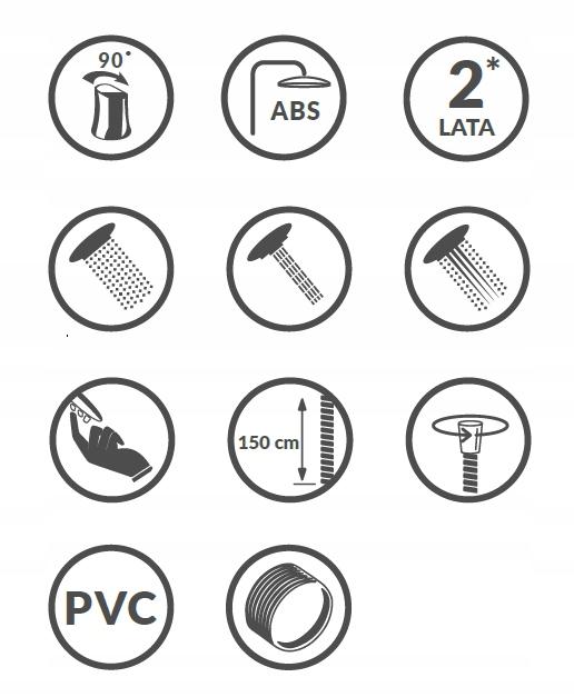 Surface-Mounted Shower Set With Kuchinox Enna Tap, Chrome, 1 Pc