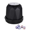 1 Set Dice Cup with Base 5 Dot Dice Heavy Duty Manual Shaker Cup Adults Family Night Bar Party Gambling Drinking Board Game Casino Equipment