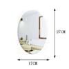 Bathroom Mirror Acrylic Self-adhesive Mirror Paper Home Decoration High Definition Soft Glass Wall Sticker
