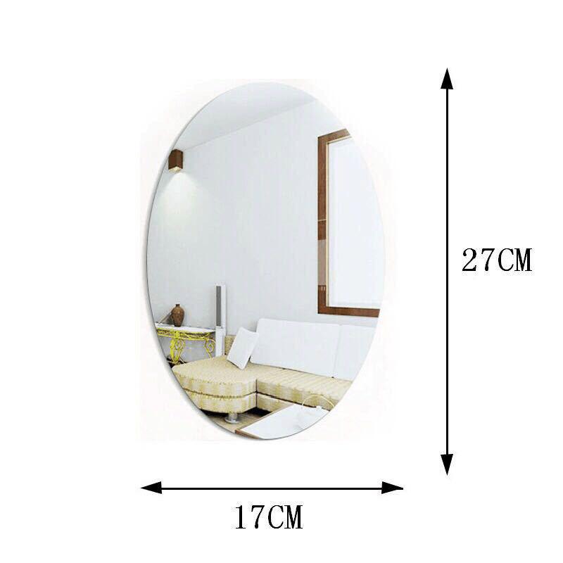 Bathroom Mirror Acrylic Self-adhesive Mirror Paper Home Decoration High Definition Soft Glass Wall Sticker