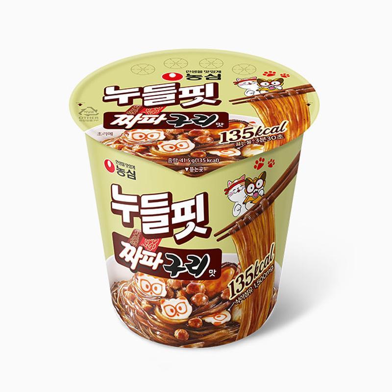 Лапша быстрого приготовления Nongshim Низкокалорийная с 1500 мг пищевых волокон, 6 вкусов / Корейская лапша, Kfood, Аутентичная корейская еда