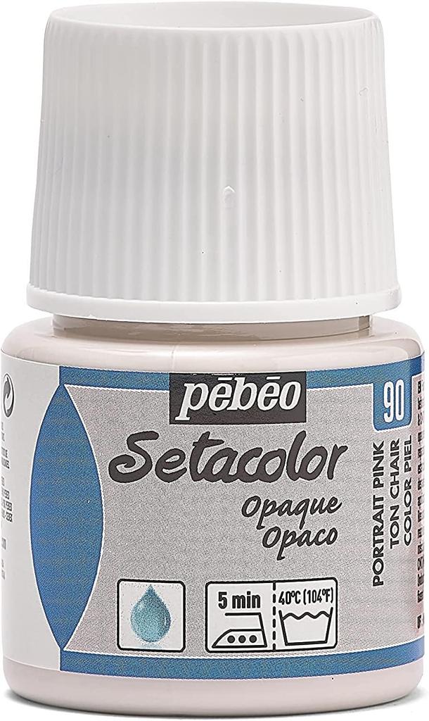 Pebeo Fabric Paint Can Be Painted On Dark Fabrics Seta Color Opaque Color 45ml Portrait Pink 90