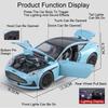 1:32 Alloy Diecast DB12 Valkyrie Cars Model Toy 4 Doors Opened Miniature Sports Car Wheel Pull Back Vehicles Kids Birthday Gifts