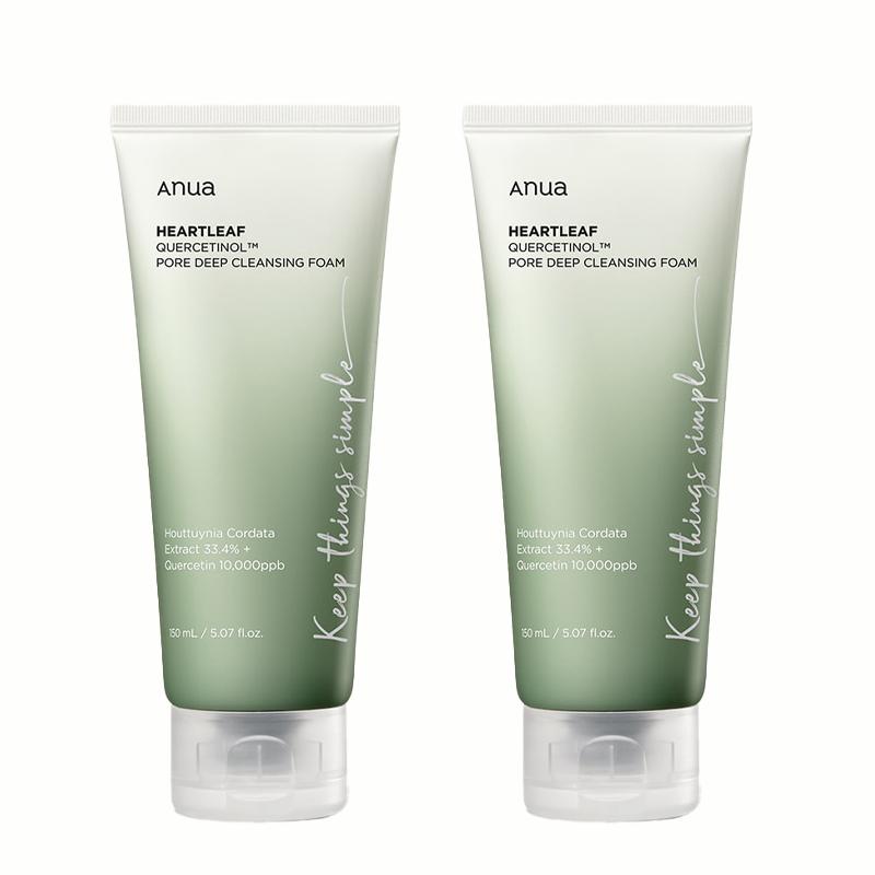 Anua Heartleaf Quercetinol Пенка для глубокого очищения пор 150 мл (3 варианта)