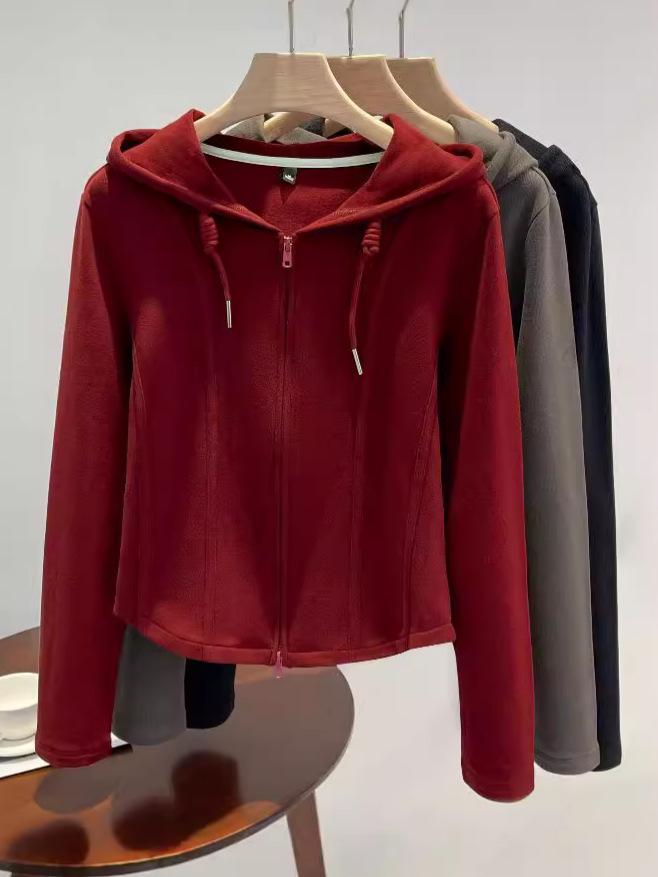 Women's Versatile Zip-Up Hoodie Cardigan - New 2026 Autumn Arrival, Slimming and Stylish Sweatshirt Top