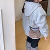 Ретро Клетчатая Мини Сумка Кроссбоди для Детей и Родителей - Осенне-Зимняя Коллекция с Кошельком для Монет в Виде Губной Помады