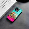 Чехол для телефона JoJo's Bizarre Adventure Для iPhone 17 Air 16 E Pro Max 15 14 13 Mini 12 Pro 11 Max Plus Черная Стеклянная Крышка