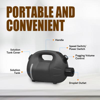 XPOWER F-8 Перезаряжаемый ULV генератор холодного тумана, работающий от электричества, холодный автоматический генератор тумана, беспроводной садовый ручной экологичный опрыскиватель