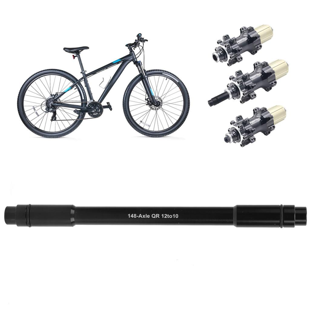 Алюминиевый сплав Велосипедная задняя вилка Сквозная ось Эксцентрик Быстросъемный Велосипед Замена для ремонта 148x12