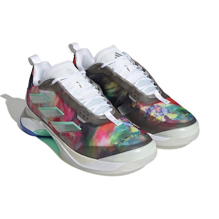 Adidas Avacourt Tie-Dye Мужские кроссовки разноцветные облачно-белые, серебристо-металлические ID4232