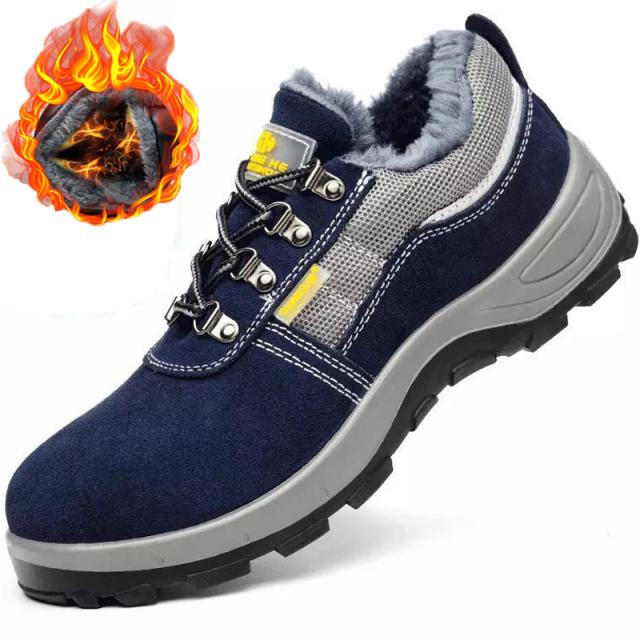 Indestructible Men Shoes Anti -Puncture Safety Shoes Work Sneakers Male Hiking Shoes Anti -Smash Steel Toe Shoes Security Footwear