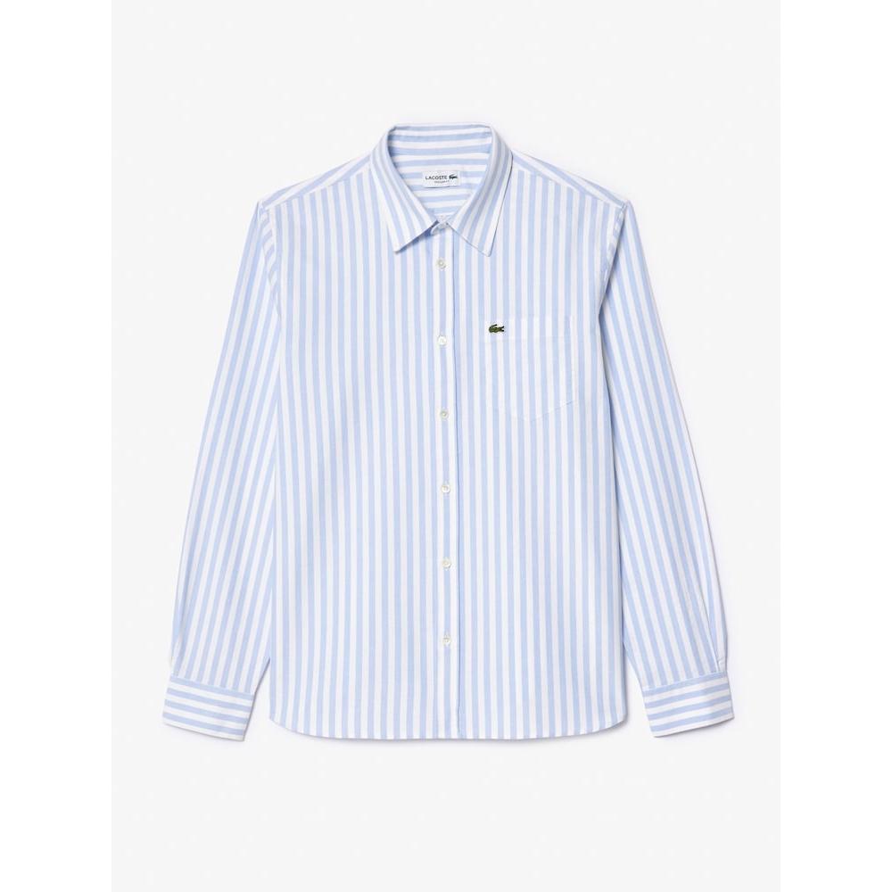 Lacoste Мужская рубашка Oxford Stripe Ch7549 54n E7b q2nCh7549 54nE7b