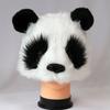 Plush Poodle Head Mask Dog Fox Lion Half Face Carnaval Mask Dress Up Costume Props Halloween Animal Cosplay Mask Masque Accories