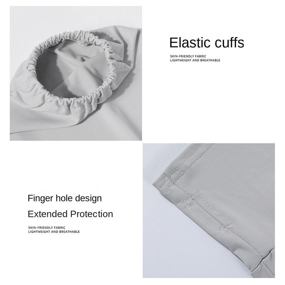 UPF 50+ Sun Arm Sleeves Breathable Arm Covers Summer Ice Silk Arm Sleeves Outdoor