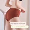 Graphene Women's Mid-Waist Pure Cotton Panties with Antibacterial Crotch, Plus Size Tummy Control, and Hip Lifting Briefs.