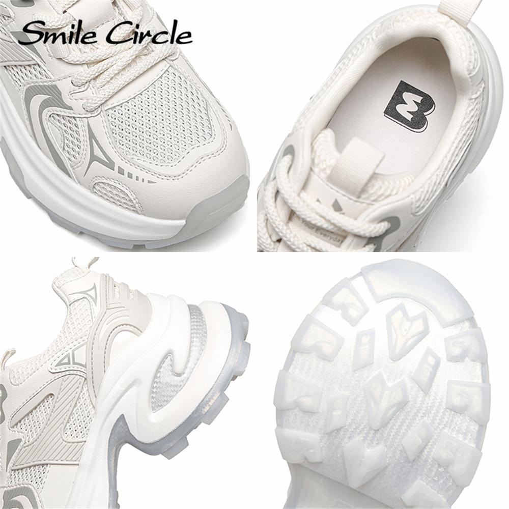 Низкие кроссовки, увеличивающие рост, с круглым носком, на толстой подошве, дышащая, удобная повседневная обувь