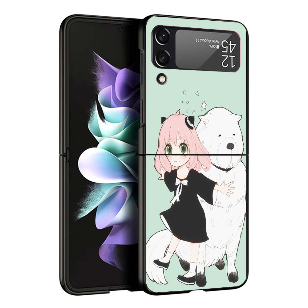 Чехол для телефона Spy Family Аня Милый для Samsung Galaxy Z Flip7 Flip6 5G Flip5 Flip4 Flip3 ZFlip 7 6 3 4 5 Ударопрочная Задняя крышка Gala