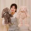 Girl Heart Cute Bow Bunny Doll Plush Toy Little White Rabbit Doll Children Sleeping Doll