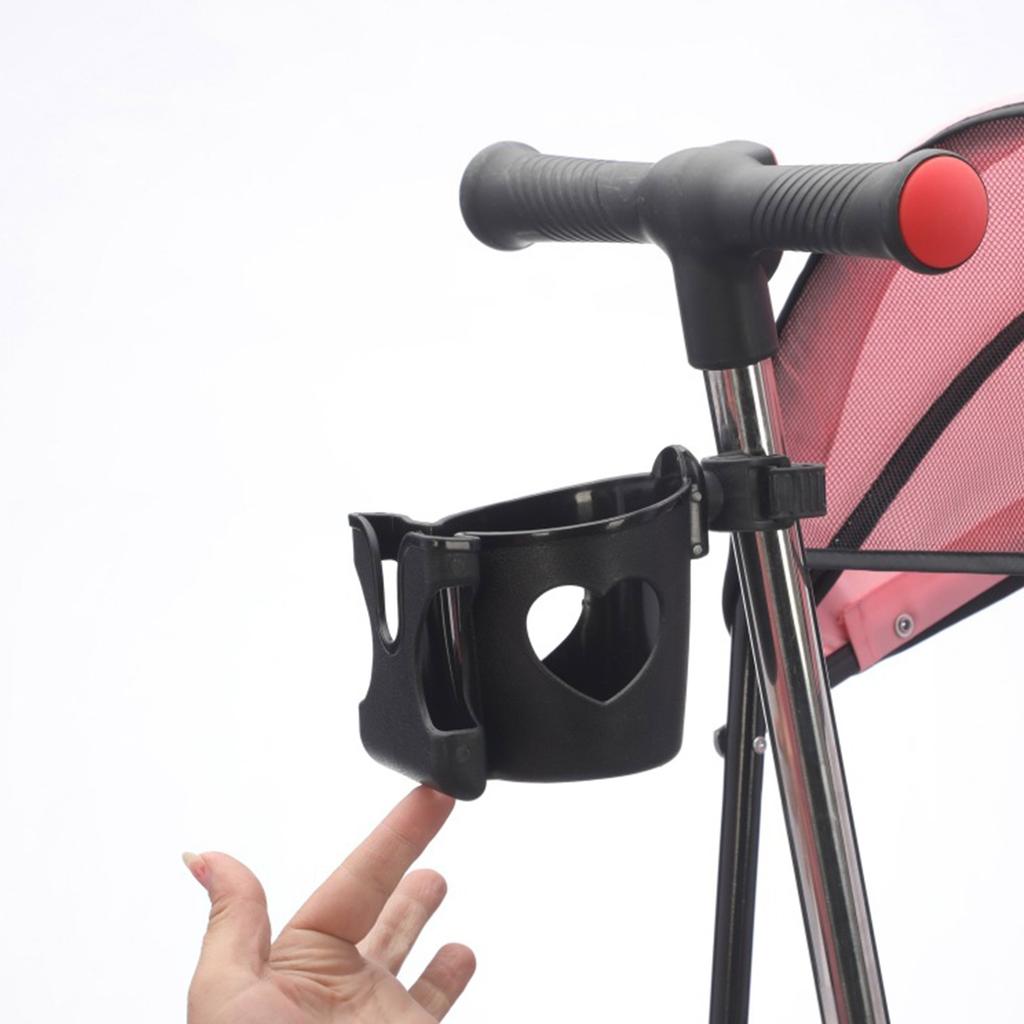 Multifunctional 2 In 1 Baby Stroller Cup Holder Bottle Storage Rack Phone Mount 360 Degree Rotate for Easy Outings