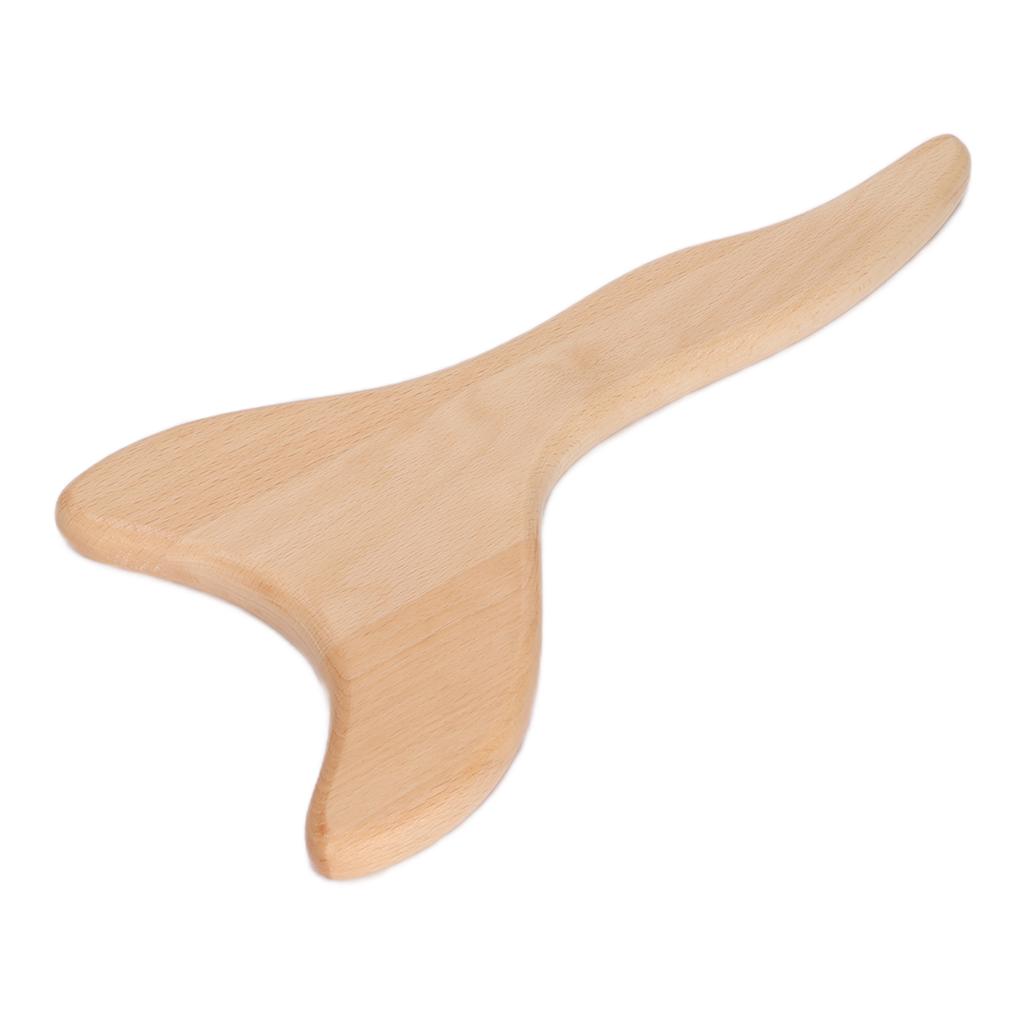 Буковая скребковая доска Изысканный деревянный инструмент для массажа гуаша для шеи, тела, меридианов