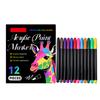 The Marker Pen Has Bright Colors , Strong Covering Power , Can Be Used For Drawing Immediately After Removing ,12ML